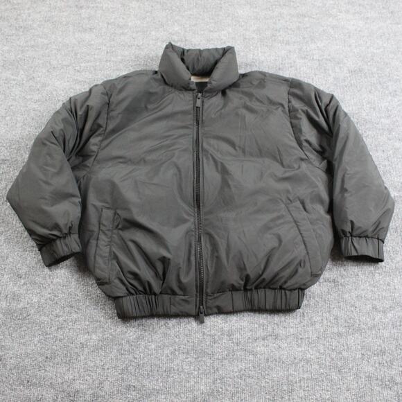 Essentials Other - Essentials Jacket Kids Unisex 8 Black Puffer Quilted Bomber Coat Winter Warm